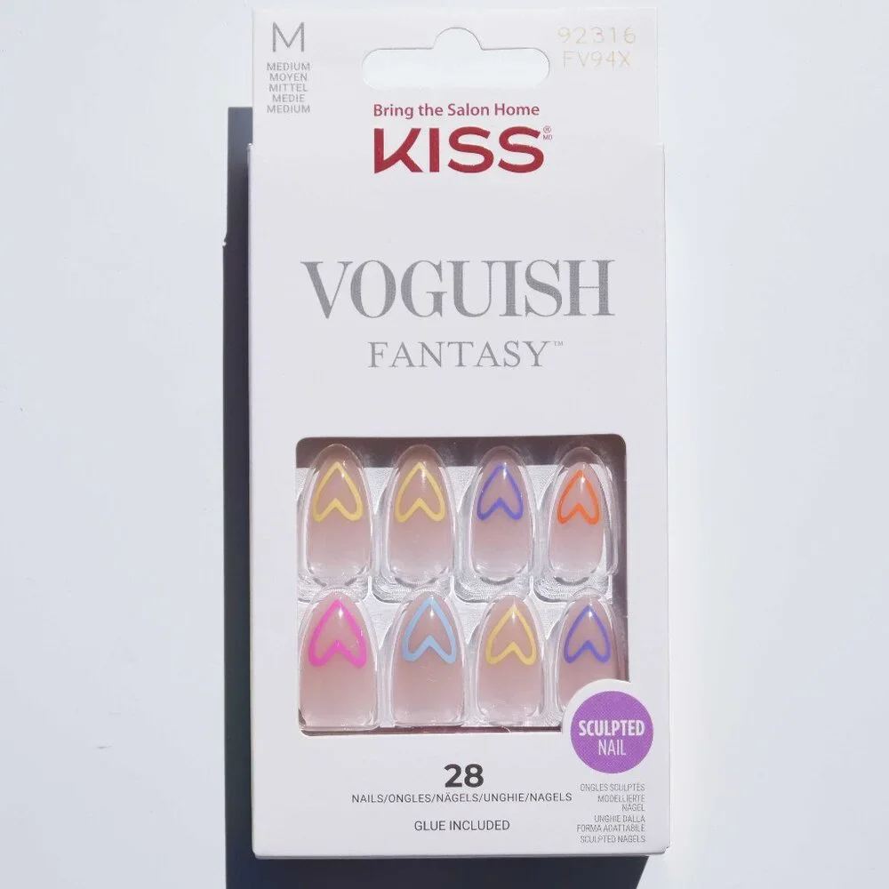 KISS Voguish Fantasy Nails Medium Length - Brunch Date